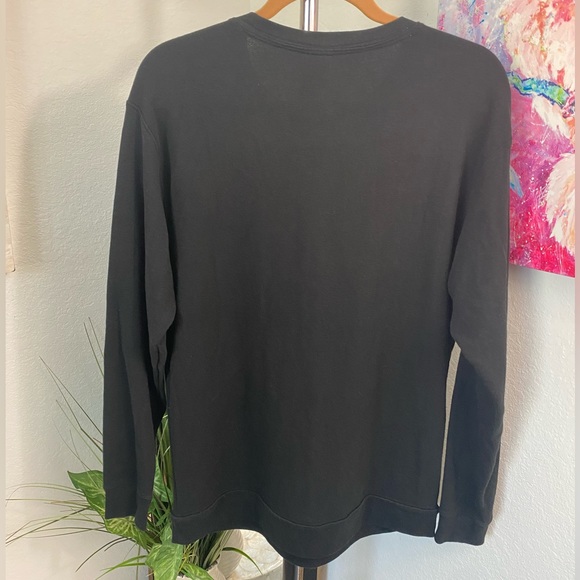 PINK! Victoria Secret Oversized Black Long Sleeve Sweater Size XS - Picture 3 of 4